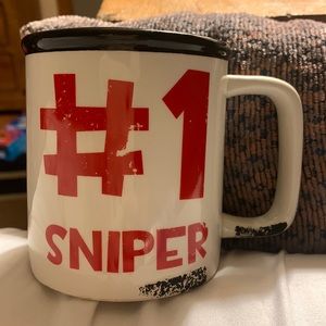 #1 Sniper Mug, good condition